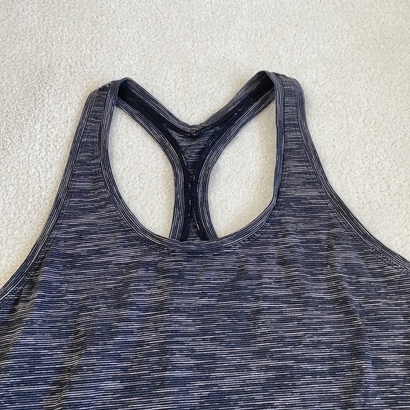 Lululemon Cool Racerback II Wee Are From Space Deep Coal Battleship Size 4 - Picture 3 of 10